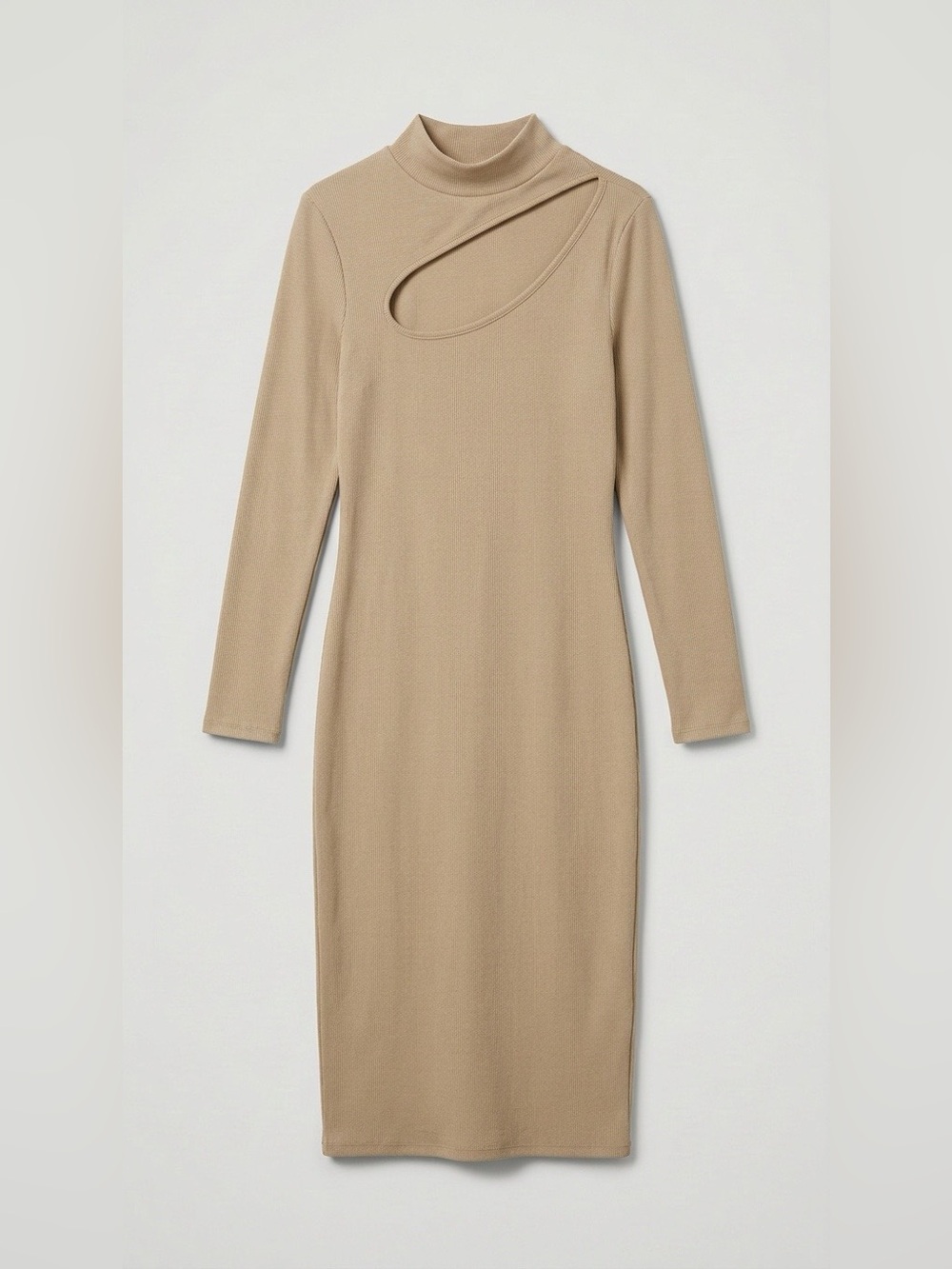 Long Sleeve Cutout Midi Dress